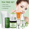 JoyPretty Acne Treatment Face Cream Tea Tree Serum Cleaning Pimple Acne Removal Repair Pores Korean Cosmetics Skin Care Kit 6pcs