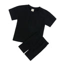 2024 Teenage Girls Summer Sport Outfits Solid Cotton Breathable Kids Clothes Children Korean Lounge Tracksuit Kids Sport Suit