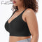 FallSweet Plus Size Bra for Women Push Up Bras Seamless Wireless Bralette Comfor Thin Cup Brassiere Sexy Ladies Lingrie M-6XL