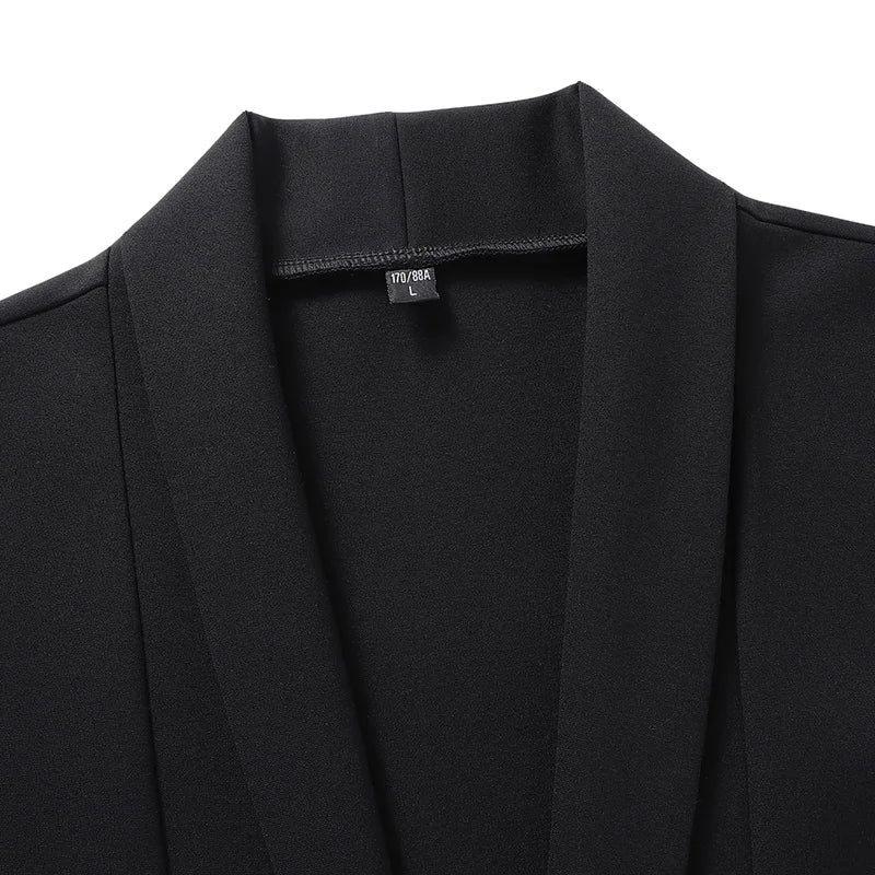 Men Jacket Suit Coat Plus Size 6XL 7XL 8XL Oversize 2023 Black Street Trench  Loose Male Business Simple Cotton Windbreaker Coat