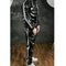 New Men's Hooded Suit PU Leather Casual Sports Bright Leather Top Plus Pants Jogging Suit
