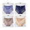 4pcs Sexy Lace Panties Women's Underpants Large Size Mid-Rise Waist Briefs Breathable Lift buttocks Female Underwear