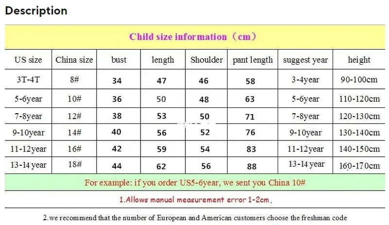 Short Pajamas Set For Boys Baby Girls Clothes Set Kids Summer Tops Pants Cartoon Sleepwear Pyjamas Toddler