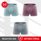 MiiOW 3Pcs Big Pouch Sexy Men Underwear Ultra Thin Seamless Ice Silk Men's Panties Antibacterial Breathable Man Boxer Underpants
