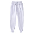Men's Black Sport Casual Sweatpants 2024 Autumn Winter Warm Fleece Lined Ankle-Banded Trouser With Pocket Plus SIze Baggy Pants