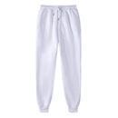 Men's Black Sport Casual Sweatpants 2024 Autumn Winter Warm Fleece Lined Ankle-Banded Trouser With Pocket Plus SIze Baggy Pants