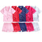 2Pcs Red Satin Pyjamas Kids Sets Boys Girls Solid Silk Children's Pajamas Clothes Toddler Lounge Pjs 2-12T Baby Clothing