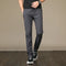 New Men Running Pants Ice silk elastic Breathable stripe Quick Dry Training Fitness Zip Pocket Joggings Pant Male Gym Sweatpants