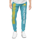 2025 Kazakhstan Flag Mens Sweatpants with Pockets Joggers for Men Sports Casual Sweat Pants With Drawstring