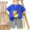 Spring Summer Baby Cotton Cartoon Clothes 2pcs Sets Baby Cotton Clothes T-shirts+Pants Set for Boys Girls Kids Sports Outwear