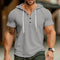 Men's New Summer Trend Hoodie Slim Fit Comfortable Short Sleeve High Quality Casual Classic Drawstring Hooded Pullover T-Shirt T