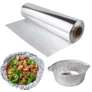 1-5PCS Disposable Tin Foil Paper Food Grade Aluminum Foil Roll Air Fryer Tin Foil Barbecue Oven Baking Paper Kitchen Accessories