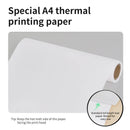 Inkless Portable A4 Thermal Printer Bluetooth PDF Excel Word Document Printing Machine Paper Roll For Office Work Home School