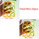 24PCS Rainbow Magic Springs Circle Toys Kids Birthday Party Favors Guests Giveaway Small Gifts Pinata Fillers Flexible Funny Toy
