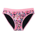 1pcs Girls Children Cotton Menstrual Panties For Teenager Printing Fabric Underwear 4-Layer Medium Flow Absorption Ladies Briefs