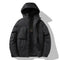 2024 New Winter Jacket Men Women Outdoor Ski Waterproof Graphene Warm Hooded Parka Male Street Casual Multi Pocket Padded Jacket