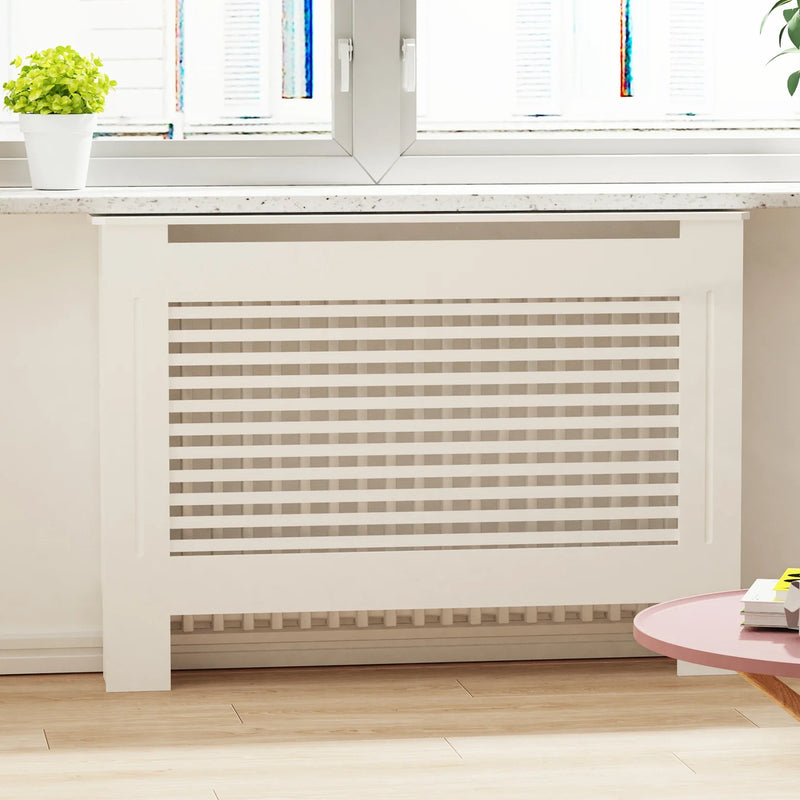 S M L XL Extra Tall 92CM Radiator Cover MDF Cabinet Grill Shelf Fence Panel Barrier