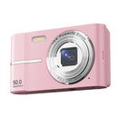 50MP Digital Camera 1080P HD Small Portable CMOS Student Party Mini Camera 16x Zoom 2.4in Entry-level Retro ABS Anti Shake