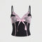 American retro punk aesthetic lace leopard print camisole top sexy slim fit chic hottie crop tops Harajuku Y2K aesthetic Clothes