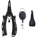 7 "fishing clamp set 420 stainless steel, line cutter, storage bag - Fishing clamp hook remover