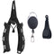 7 "fishing clamp set 420 stainless steel, line cutter, storage bag - Fishing clamp hook remover
