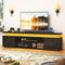 TV Stand, for 85 Inch TV, High Gloss TV Console Entertainment Center, TV Stands