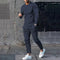 2025 Spring New Men's Casual Sport Two-pieces Fashion Solid Long Sleeve O-neck T-shirt and Sweatpants Suits Men Tracksuit Outfit