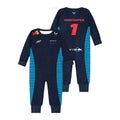 2024 F1 Racing Competition Baby Enthusiast Cycling Jumpsuit Hot Selling MAX VERSTAPPEN Baby Boy Girl Clothing Bull Crawling Suit