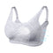 LERVANLA 2566 Strong Breathability Mastectomy Bra Women with Pocket Breast Form Pads Included Adjustable Cotton Comfort  Large