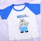 Summer Children Boys' Short Sleeved Suit Cartoon Hello Bear Print Cotton Short Sleeved Top Shorts 2pcs Set Boy Kids Pyjamas Suit
