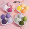 4Pcs Makeup Sponge Powder Puff Dry and Wet Combined Beauty Foundation Tools Cosmetic Ball Powder Puff Bevel Cut Make Up Sponge