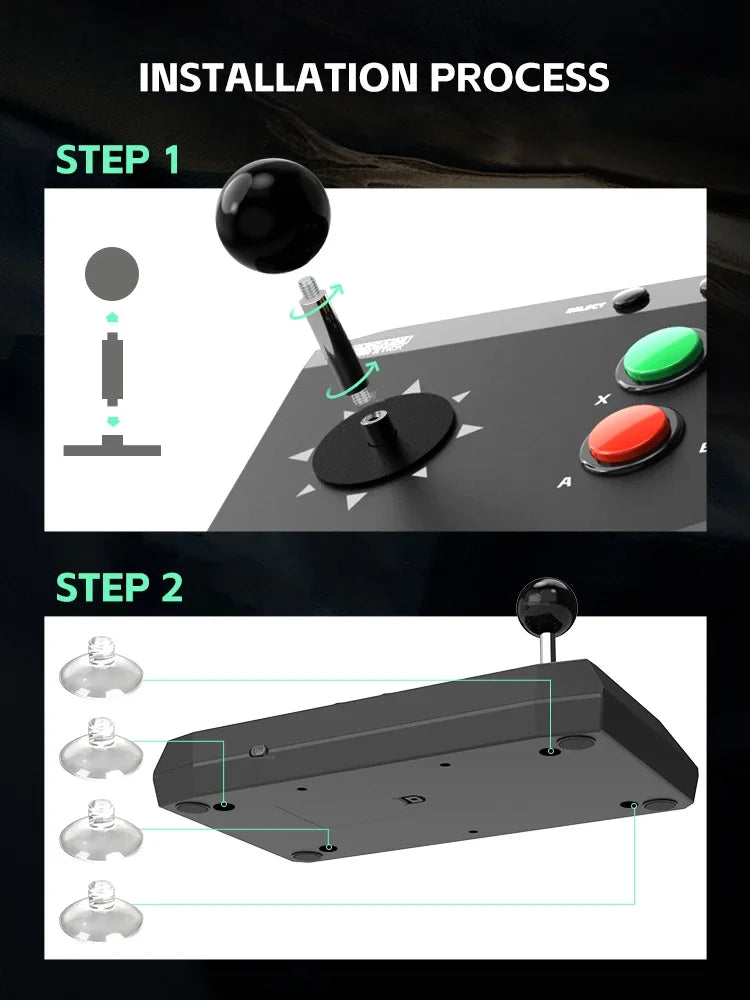 DATA FROG Y3 Arcade 4K Video Game Console With Game Arcade Keyboard Built-in 10000 Games Stick For PS1/FC/GBA Retro TV Dendy