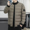 2024 New Winter Male Coat Casual All-match Thickened Baseball Collar Windproof Parka Men Fashion Lightweight Padded Jackets