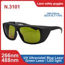 laser glasses 190-2000nm 10600nm OD6 CO2 Laser Protection goggles 1064 532 200-2000nm IPL Laser Safety Glasses  Laser protection