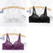 ALLTOOALL 3PC Women Sexy Lace Bras Plus Size Push Up Bralette Female Underwired Underwear Hollow Out Lingerie Embroidery Bra