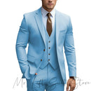 2024 New Men's Formal Fit Single breasted Elegant man suit Customized Casual Business Office Jacket 3 Piece Set Comfortable