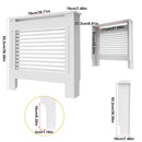 S M L XL Extra Tall 92CM Radiator Cover MDF Cabinet Grill Shelf Fence Panel Barrier