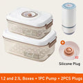 Vacuum Food Storage Box Fresh-Keeping Canister Sealed Storage Container Large Capacity Food Dispenser  Kitchen Storage Box