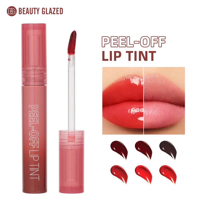 6 Color Peel Off Liquid Lipstick Waterproof Long Lasting Tear Amazing Lip Gloss Women Sexy Makeup Tear Pull Lips Mask Cosmetic