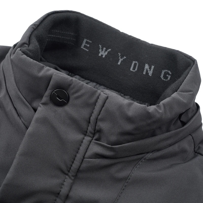 High Quality Winter New Men's Jacket Coat Windbreaker Down Jacket Thick Thermal Men Hooded Long Parka Windbreaker Cotton-padded