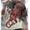 Japanese Style Men's Short-Sleeved T-Shirt Shirt Ukiyo-E Printed 3D T-Shirt Casual Tops Oversized Summer Men's Fashion Clothing