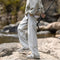 New Side Zipper Baggy Sweatpants For Men Autumn High Street Outdoor Straight Trousers Techwear Casual Drawstring Hiking Pants