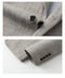 Spring Autumn Men's Blazer Thin Section Slim Fit Plaid Jacquard Casual Suit Jacket Gray Blue Beige Coat Costume Homme