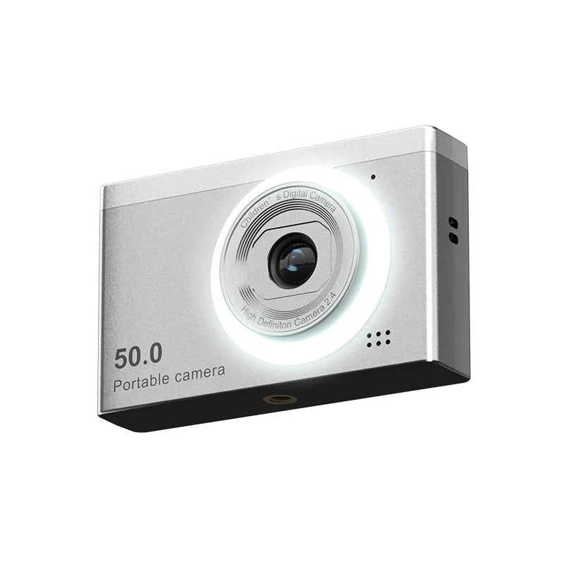 Digital Camera Travel Selfie Camara 2.4inch Screen 8X Zoom Digital Camera Kids Campus Selfie Mini Retro Cam with Fill Light