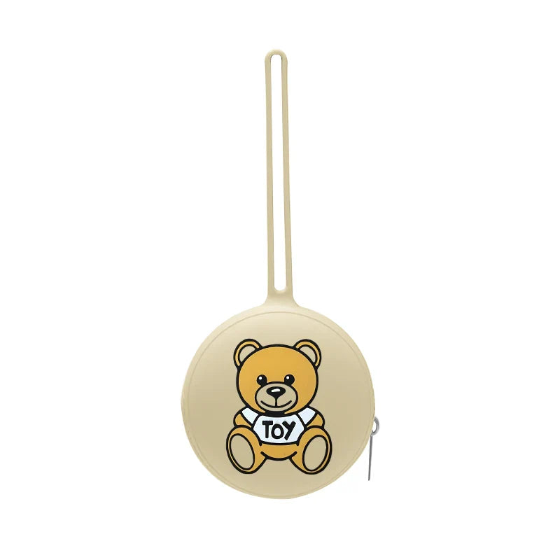 1pcs Baby Silicone New Nipple Bag Is Easy To Carry Silicone Baby Food-Grade Pendant DIY Accessories Baby Toy Customized Gift