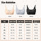 LERVANLA 2566 Strong Breathability Mastectomy Bra Women with Pocket Breast Form Pads Included Adjustable Cotton Comfort  Large