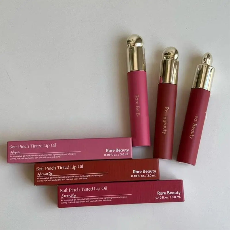 Rare Beauty Soft Pinch Tinted Lip Oil Liquid Lipstick /Highlighter/Blusher Cream Deep Moisturizing Nutrient Repair Lip Gloss