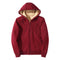 Winter Lambswool Coats Thicken Warm Jackets Long Sleeve Zipper Hoodies Casual Sports Fleece Black Coat Hooded Men Women Jacket