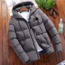 2024 New winter jacket men's standing collar warm down street fashion casual brand Outer parka coat