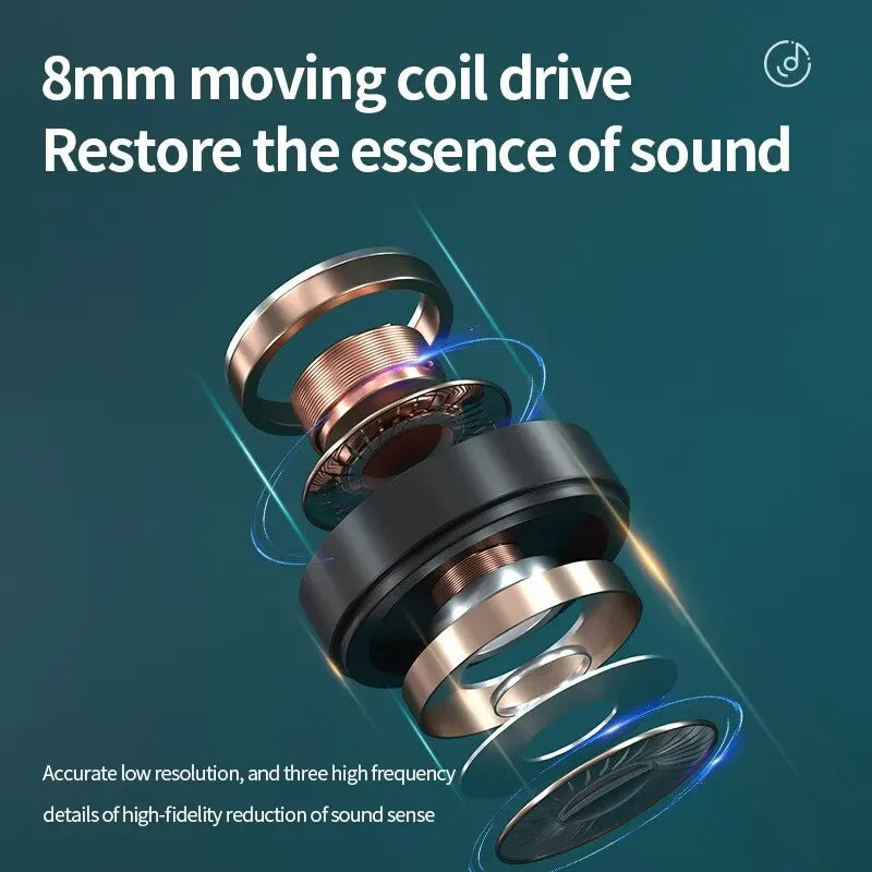 Lenovo XT91 TWS Wireless Bluetooth Earphones Noise Reduction Touch Control Music Headphones Power Display With Mic ERAZER XT91